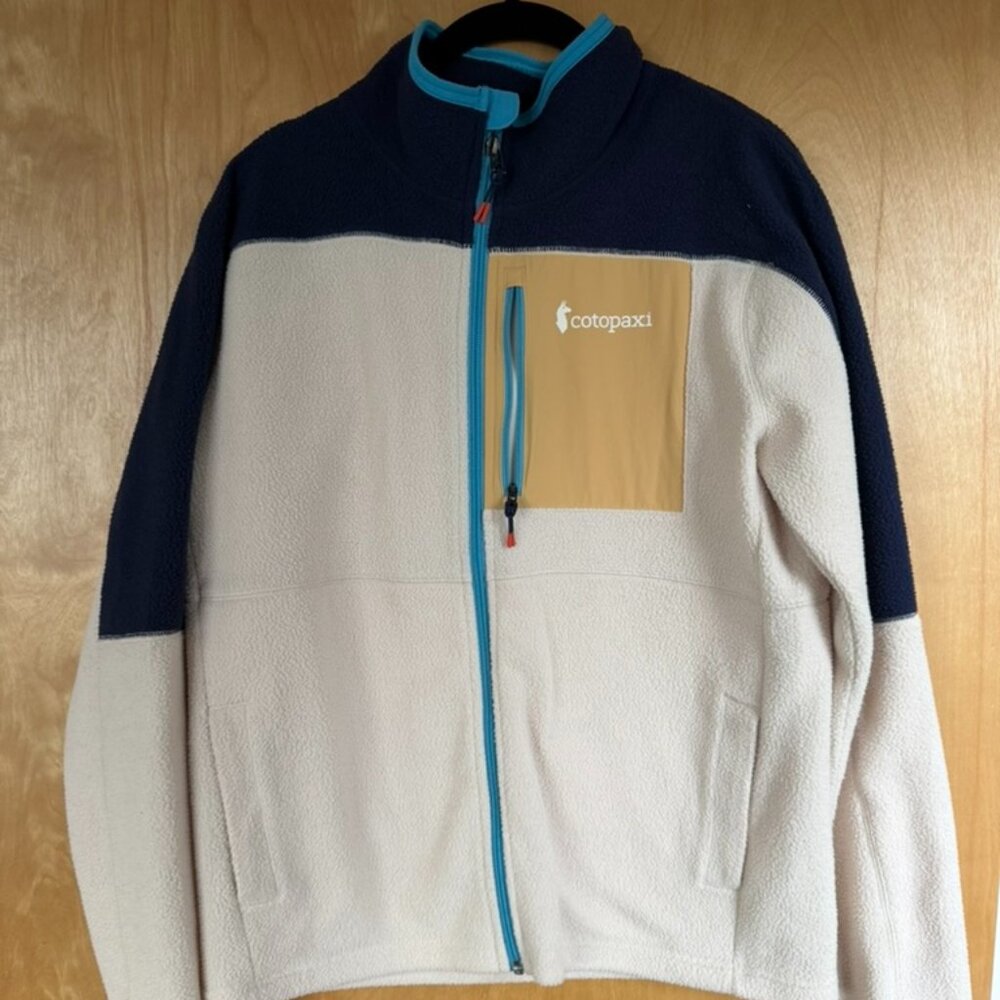Cotopaxi Abrazo Full-Zip Fleece Jacket Maritime Cream Medium